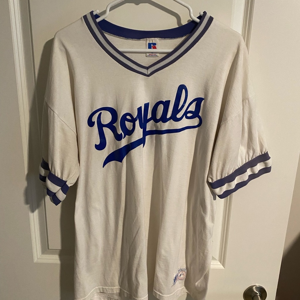 Kansas City Royals 1980’s White Jersey XL